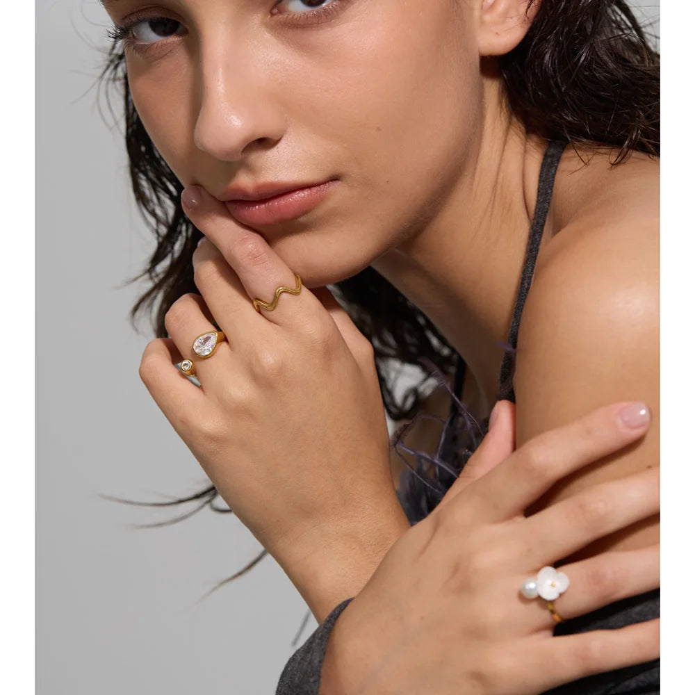 Anillo Lava Sculpt