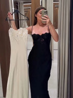 Vestido Satén Tailored Slip