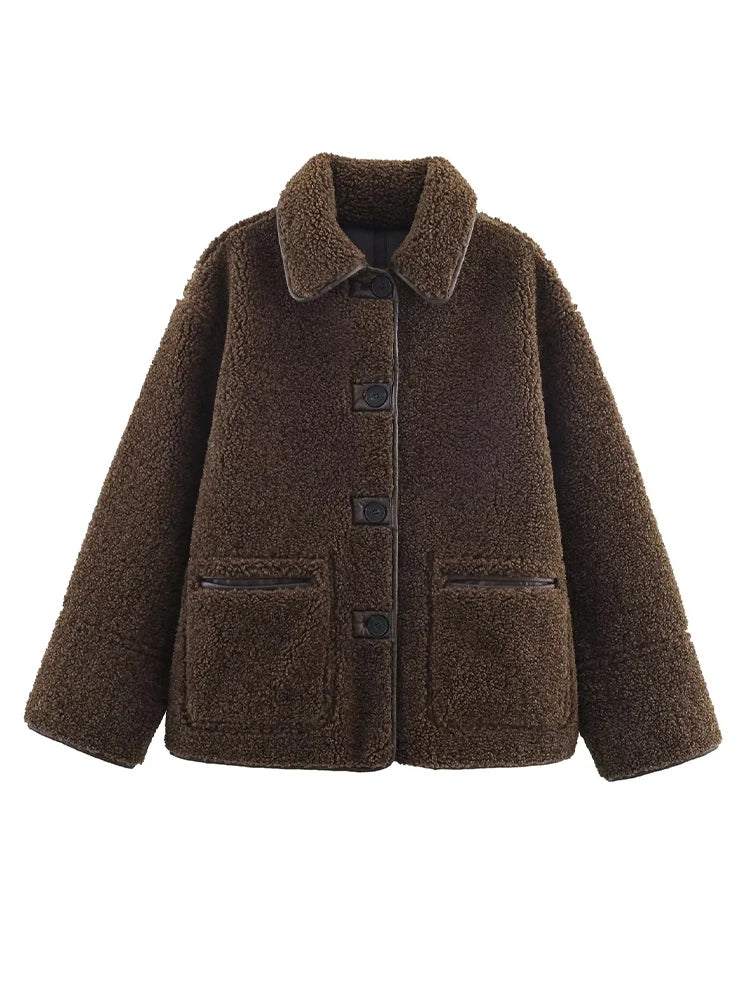 Chaqueta Teddy Bouclé