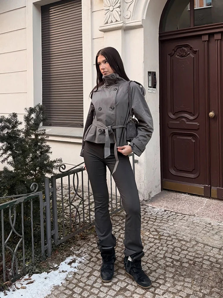 Chaqueta Corta Parisienne Belted
