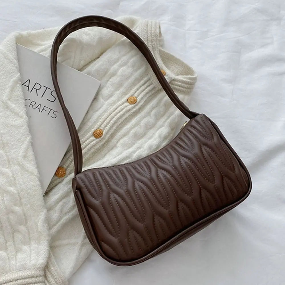 Bolso de Hombro Plissé Craft