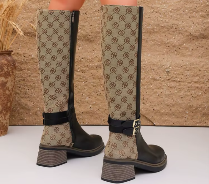 Bota Alta Block Minimal